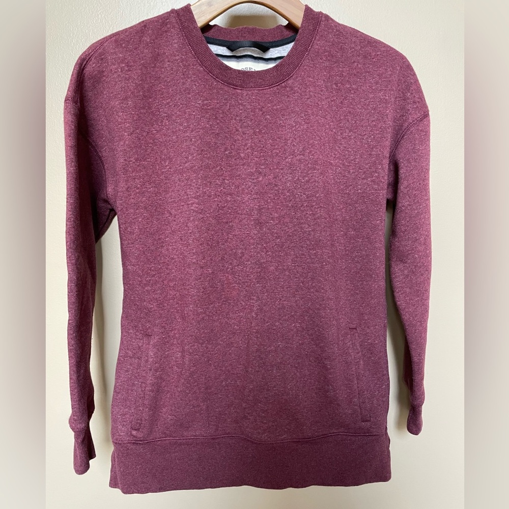 Moosejaw crewneck sweatshirt pullover fuzzy soft size small